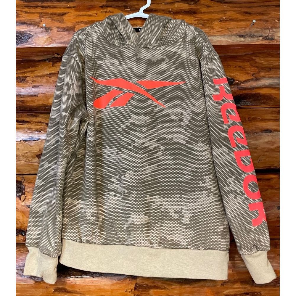 Reebok Pullover Sweatshirt Hoodie Boys Size 8